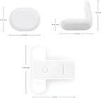 Ubbi Safety Bundle, Safeguarding and Baby Proofing Set, Includes 36 Outlet Covers, 16 Table Corner Protectors and 2 Pinch Guards, Child Safety Kit, White