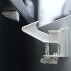 10 Pack 3.5 Inches Longer Cabinet Locks for Babies Child Safety Latches - Vmaisi Baby Proofing Cabinets Drawer Lock with Adhesive Easy Installation