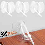 36Pack Furniture Anchors No Drill Furniture Straps for Baby Proofing Self-Adhesive Securing 180lbs Prevent Falling Anti Tip Earthquake Straps for Toddlers Kids Children Pets Safety