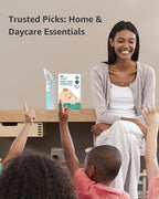 GROWNSY Nasal Aspirator for Baby with Protection Mode, Electric Nose Suction for Baby, Automatic Baby Nose Sucker with 3 Silicone Tips, Adjustable Suction Level, Music and Light Soothing Function