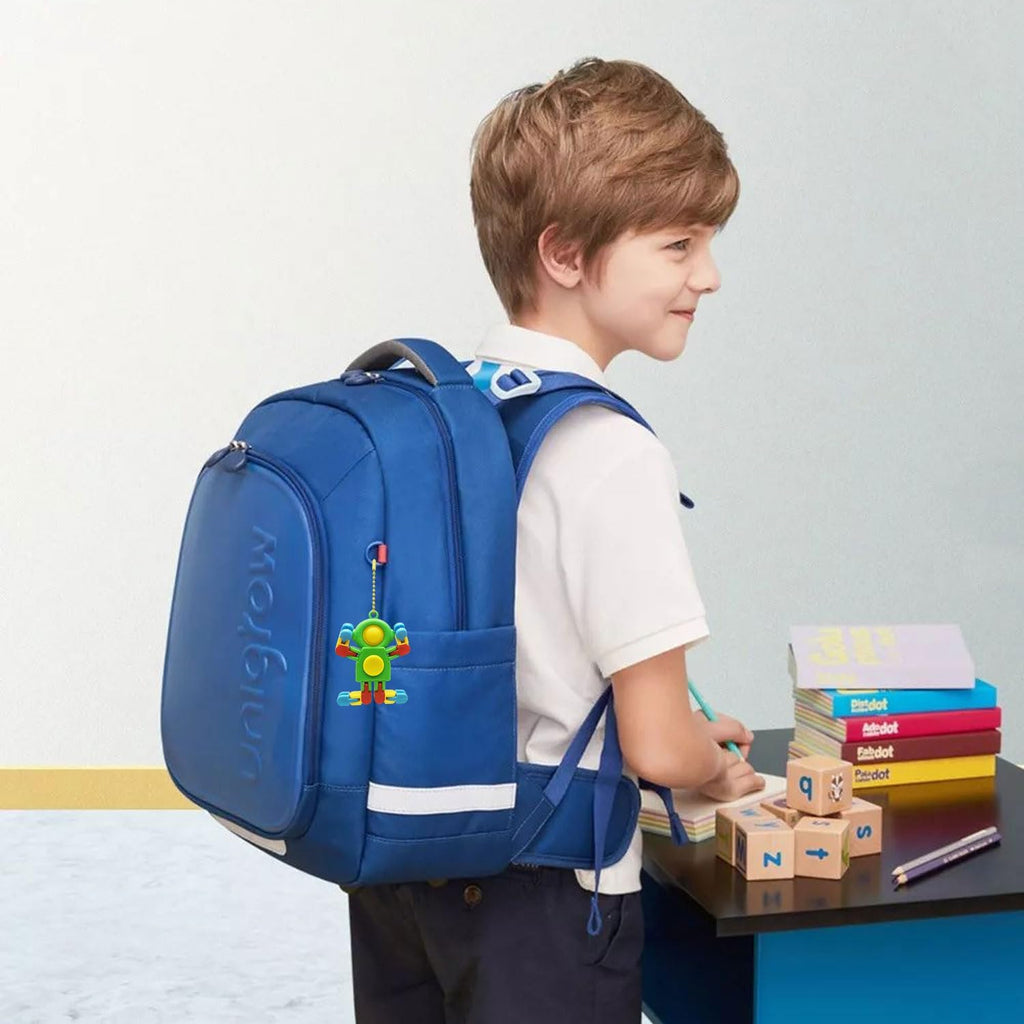 4 Pack New Fidgets Sensory Toys for Boys Girls, Transformable Fidget Spinners for Kids and Adults Key Chain Pop Robot Fingertip Fidget Toy, Birthday Party Favors, Gifts, Classroom Prizes