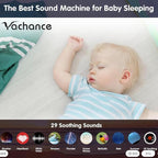 YACHANCE Kids Sound Machine with Night Light Projector,29 Soothing Sounds Baby Night Light Star Projector for Kids Room,White Noise Machine for Baby Sleeping Soother,Nursery Lamp,Bedroom Decor