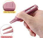 Infant Nose Cleaning Tweezer with LED Light Round-Head Safe and Effective Clip Care Ear Nose Navel Clean Tool Nipper Plier Pincet Forceps for Relieves Stuffy Nose