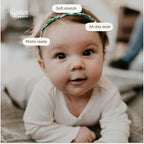 Parker Baby Girl Braided Headbands, Assorted 10 Pack of Hair Accessories for Girls -"Wildflower Set"