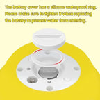 Baby Bath Tub Water Thermometer - Digital Temperature Monitor & Room Thermometer, Duck Floating Toy for Infant Toddler Bathtub Pool with Temperature Warning