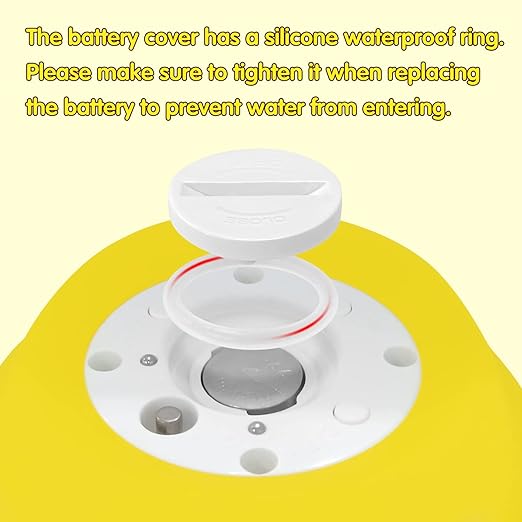 Baby Bath Tub Water Thermometer - Digital Temperature Monitor & Room Thermometer, Duck Floating Toy for Infant Toddler Bathtub Pool with Temperature Warning