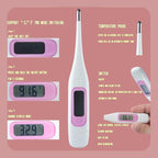 Baby Grooming Kit, Baby Essentials for Newborns, Portable Baby Care Kit, Contains Baby Nail Clippers, Baby Comb, Baby Brush, Baby Ear Wax Removal Tool and More (10 in 1) (Pink)