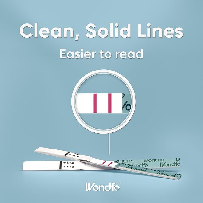 Wondfo Ovulation Test Strips-Women Fertility Tracking and Pregnancy Planning with Cycle-Detecting LH Surge - Highly Sensitive and Fast Result at Home Kit (25 Count)