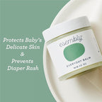 Esembly Everyday Balm, Organic Diaper Balm for Delicate Baby Skin, Diaper Rash Prevention, Multiple Uses Including Nipple Cream, Cradle Cap, Dry and Chapped Skin, Made in USA, 4oz