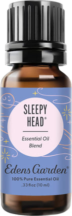 Edens Garden Sleepy Head Essential Oil Blend- 100% Pure Premium Grade, Undiluted, Natural, Therapeutic, Aromatherapy, The Best for Diffusing, Candle, Humidifiers, Kid Safe 10 ml (.33 fl oz)