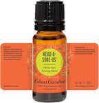 Edens Garden Head-A-Sore-Us Essential Oil Blend- 100% Pure Premium Grade, Undiluted, Natural, Therapeutic, Aromatherapy, The Best for Diffusing, Skin, Humidifiers, Kid Safe 10 ml (.33 fl oz)