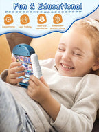 16-Piece Rotating Puzzles for Kids 4-6, Toddlers Puzzles 3-4, Road Trip, Airplane Activities Game, Travel Toys - Brain Teaser, Fine Motor Skills - Birthday Gifts Boys Girls - Special Vehicle