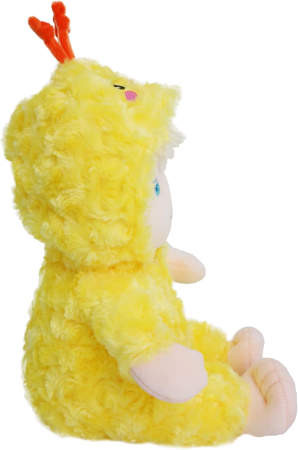 June Garden 12" Sweet Dolly Cheerful Chicky - Stuffed Ultra Soft Baby Doll for Birth and Up - Adorable Chicken Outfit