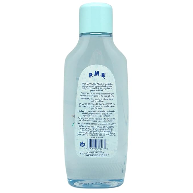 PMB Para Mi Bebe Baby Cologne. Original Scent. Alcohol Free. Gentle and Fresh Fragance for Your Baby. 25 Fl Oz / 750 ml. Pack of 4