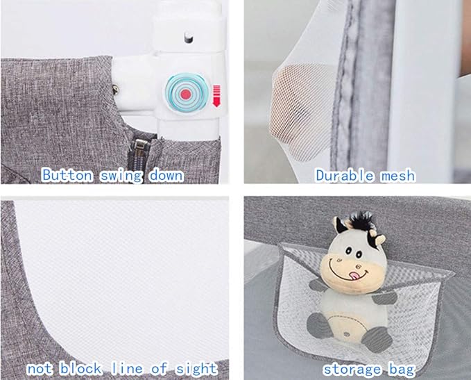 Lsbod Bed Rail for Toddlers,Baby Bed Rail Guard for Kids,Safety Side Bedrail for Twin,Double,Full,Queen,King Size Bed(1side 71" Lx27 H)