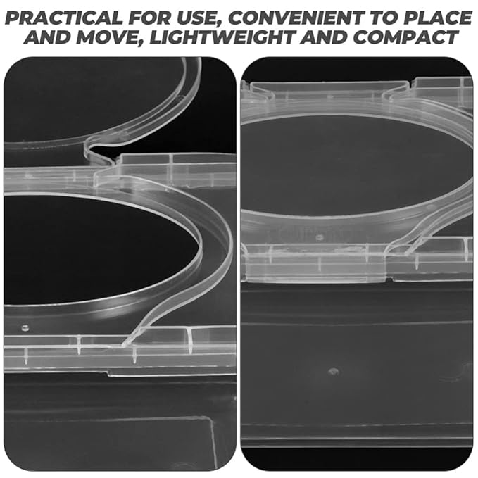 Flushable Wipes Dispenser 2pcs Clear Plastic Baby Wipes Dispenser Portable Refillable Tissue Box On- The- Go Baby Wipes Holder for Outdoor Travel Wipe Warmer