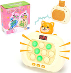 Quick Push Game Console,Puzzle Game Console Machine, Improving The Reaction Ability and Attention,Pop Game Sensory Fidget Toys (Yellow)