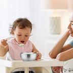 LIANYU 2-Piece 304 Stainless Steel Toddlers Bowls, 12oz Small Bowls for Kids Children Baby, Feeding Set for Soup Dinner, Heavy Duty & Double-Walled, Dishwasher Safe