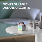 YLL Mini Karaoke Machine for Kids Adults, Portable Bluetooth Speaker with 2 Wireless Microphones,Toys Birthday Gifts for Girls 3, 4, 5, 6, 7, 8, 9, 10, 11, 12+ Years Old Toddler Teens(White)