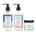 TUBBY TODD 3-Step Baby Bath & Skincare Routine - The Regulars Bundle - 8.5oz Baby Shampoo and Body Wash, 8.5oz Everyday Lotion & 3.5oz All Over Ointment - Lavender Rosemary