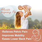 SIYWINA Maternity Belt Pregnancy Support Belt Bump Band Abdominal Support Belt Belly Back Bump Brace Strap