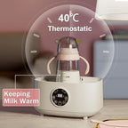 Fisca Baby Bottle Sterilizer and Dryer, 5-in-1 Large Capacity Bottle Sanitizer and Dryer, 2 Layers Compact Baby Bottle Electric Steam Sterilizer and Dryer for Baby Bottles, Pacifiers, Pump Parts