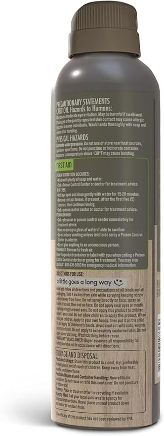 [2 Count] - Mosquito Repellent Spray - Plant Based Active Insect Protection, DEET-Free, Long-Lasting 10-12 Hour Protection - 6oz