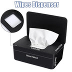 NOVWANG Baby Wipes Dispenser 3 Pack Wipe Holder with Lids, Keeps Wipes Fresh, Refillable Wipes Container with Sealing Design, Bathroom Tissues Wipes Case Box