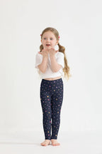 Resinta 4 Packs Toddler and Baby Girls Cotton Leggings Full Length Pants Stretchy Soft Tights Pants for Kids