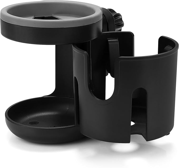 Accmor Universal Cup Holder, Stroller Cup Holder, 360° Rotatable Large Caliber Designed Bottle Holder for Stroller, Bike, Wheelchair, Walker, Scooter