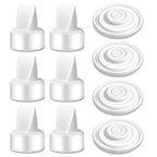 6 Duckbill Valves and 4 Silicone Membrane for Spectra and Motif Luna. Replacement Accessories for Spectra S1 S2 9 Plus SG Pumps (Not Original Accessories)