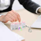 Keyboard Fidget Toys for Adults Keyboard Clicker with LED Light Keychain Fidget Sensory Fun Toys for Anxiety Decompression (RPSCatPaw, 4 in 1)