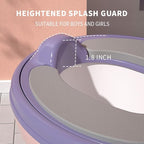 Potty Training Toilet, Realistic Potty Training Seat, Toddler Potty Chair with Soft Seat, Removable Potty Pot, Toilet Tissue Dispenser and Splash Guard, Non-Slip for Toddler& Baby& Kids