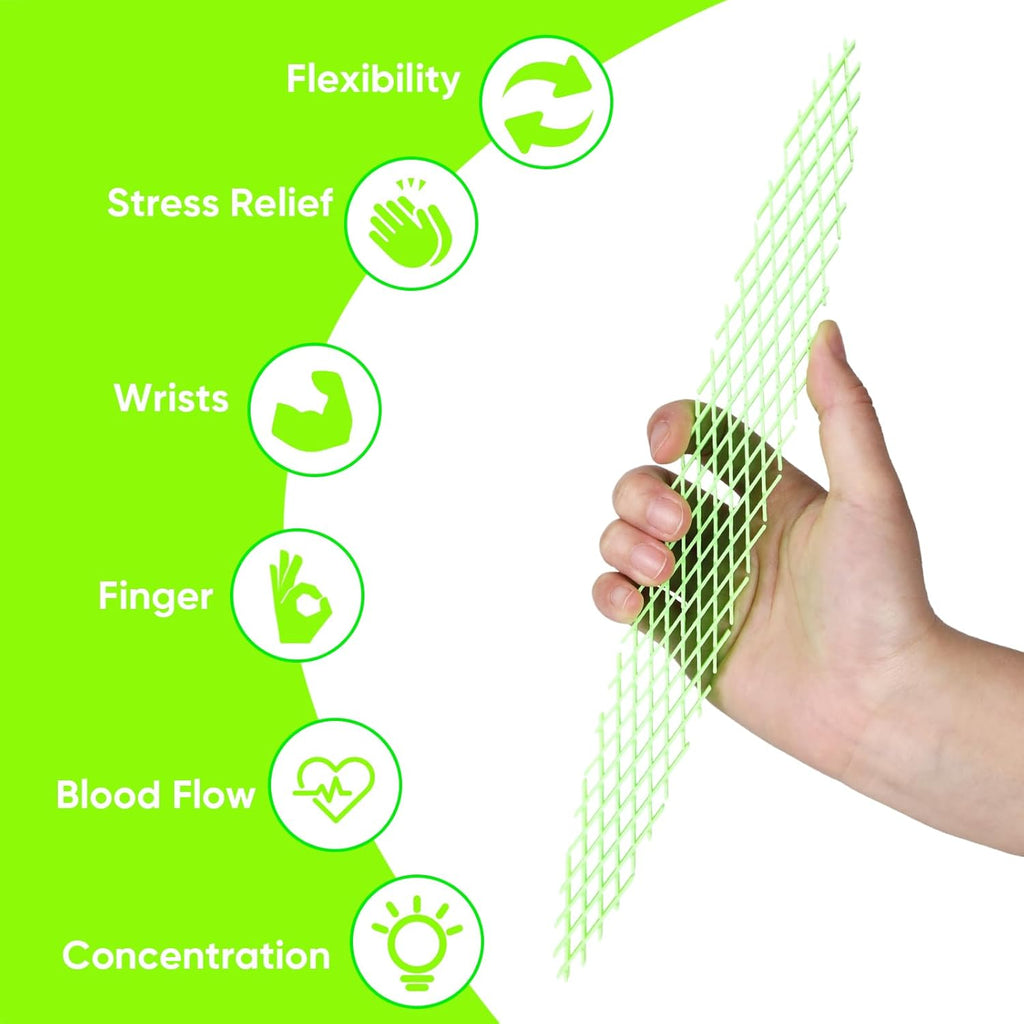 Fidget Worm Toy, Real 3D Printed Toys, Funny Pocket Worm Fidget Toy for Adults & Kids, Silent Resistance Stress Relief Toy Desk Fidgets for Adults Kids (Fluorescent Green)