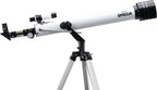 Educational Insights GeoSafari Omega Refractor Telescope - Portable Telescope for Kids, Teens, and Adults, See Planets, Stargazing Tools, Classic STEM Learning Set, Gift for Boys & Girls Ages 8+