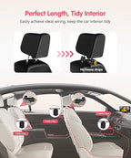 BM5 PRO Baby Car Camera for 2 Kids, 7.2" 1080P Dual Channel Display for Car Seat, Easy Installation with 2 IR Night Vision Cameras, Rear Seat Safety for Babies and Pets