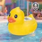 Baby Bath Thermometer – Digital Safety Water Thermometer for Baby Bathtub – °C/°F Display, BPA-Free & Waterproof – Floating Duck Toy for Newborns & Toddlers