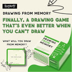 Brass Monkey Drawing from Memory - Social Party Game with 300+ Game Card Prompts for Drawing from Memory
