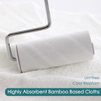 Baby Washcloths 6 Pack, 10x10 inch Heavenly Soft Small White Wash Cloths for Face and Body, Gentle & Safe Face Towel on Sensitive Skin, Baby Essentials Bath Shower Gifts for Newborn Kid Toddler Child