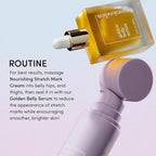 Evereden Nourishing Stretch Mark Cream (4 fl.oz): Clean & Vegan Cream for Pregnancy and Postpartum | Pregnancy Stretch Mark Prevention | Rich in Vitamins & Minerals