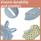 17CM Collectible Doll Clothes.17cm Mini Doll Clothing Set.Exquisite Handmade.Suitable for Small Collectible Dolls.Multiple Styles Available (Dresses/Casual Wear/Holiday Outfits) (NO Doll)(Style C)