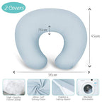 Nursing Pillow with 2 Covers, Feeding Pillows for Breastfeeding, Baby Nursing Pillow, Machine Washable