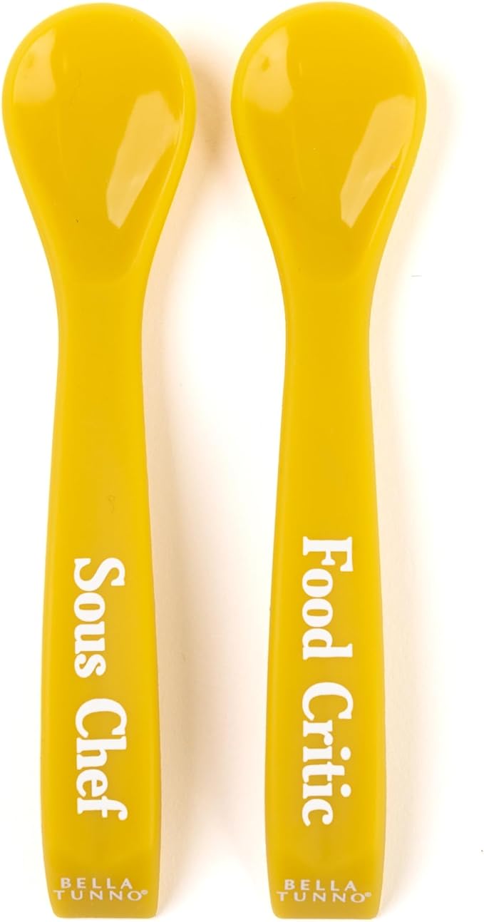 Bella Tunno Silicone Suction Bowl & Spoons for Toddlers & Babies, Food Grade BPA Free Silicone, Non Slip Base, Microwave & Dishwasher Safe, Ideal Baby-Led Weaning Bowl, Miss Mess/Love First Bite