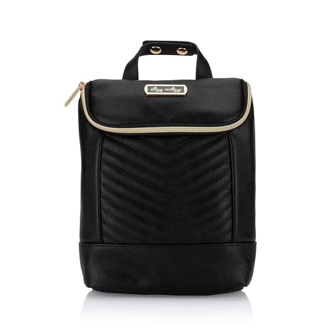 Itzy Ritzy Insulated Bottle Bag – Keeps Bottles Warm or Cool - Holds 3 Bottles and Features Interior Pocket For Ice Pack (Not Included), Jetsetter