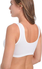 SUIEK 4 Pack Nursing Sleep Bra Maternity Bralette Cotton Breastfeeding Bras