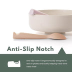 Miniware Silicone Baby Spoon for Training - BPA Free Baby Utensils - Baby Spoons Self Feeding 6 Months | 100% Food Grade Silicone - Modern & Dishwasher Safe | Dishwasher Safe (Pistachio & Toffee)