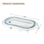 Childlike Behavior Portable Foldable Bathtub for Babies, Newborns, Infants, Toddlers - Collapsible, Folding Baby Soaking Bath Tub with Non-Slip, Anti-Skid Legs - Easy to Store, Safe Material