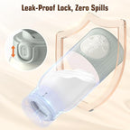 Portable Bottle Warmer for Breast Milk,Formula or Water 13oz Large Capacity,100W Power Fast Warming & Precise Temp Control Baby Milk Warmer for Travel