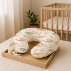 Nursing Pillow Covers 2 Pack, Breastfeeding Pillow Slipcovers Soft and Stretchy, Nursing Covers for Baby Girls Boys Newborn