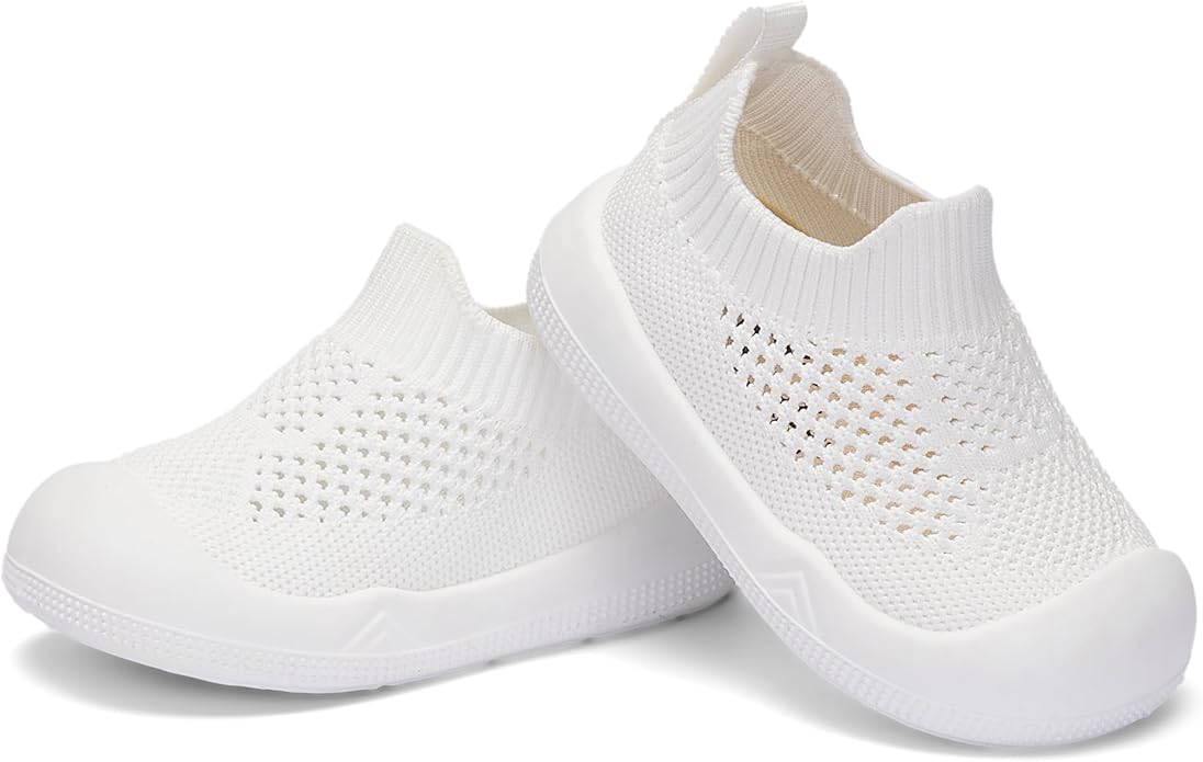 Engtoy Baby Shoes & Socks - Non-Slip Breathable Slippers with Soft Rubber Sole - Baby Boys & Girls Slip On Sneakers